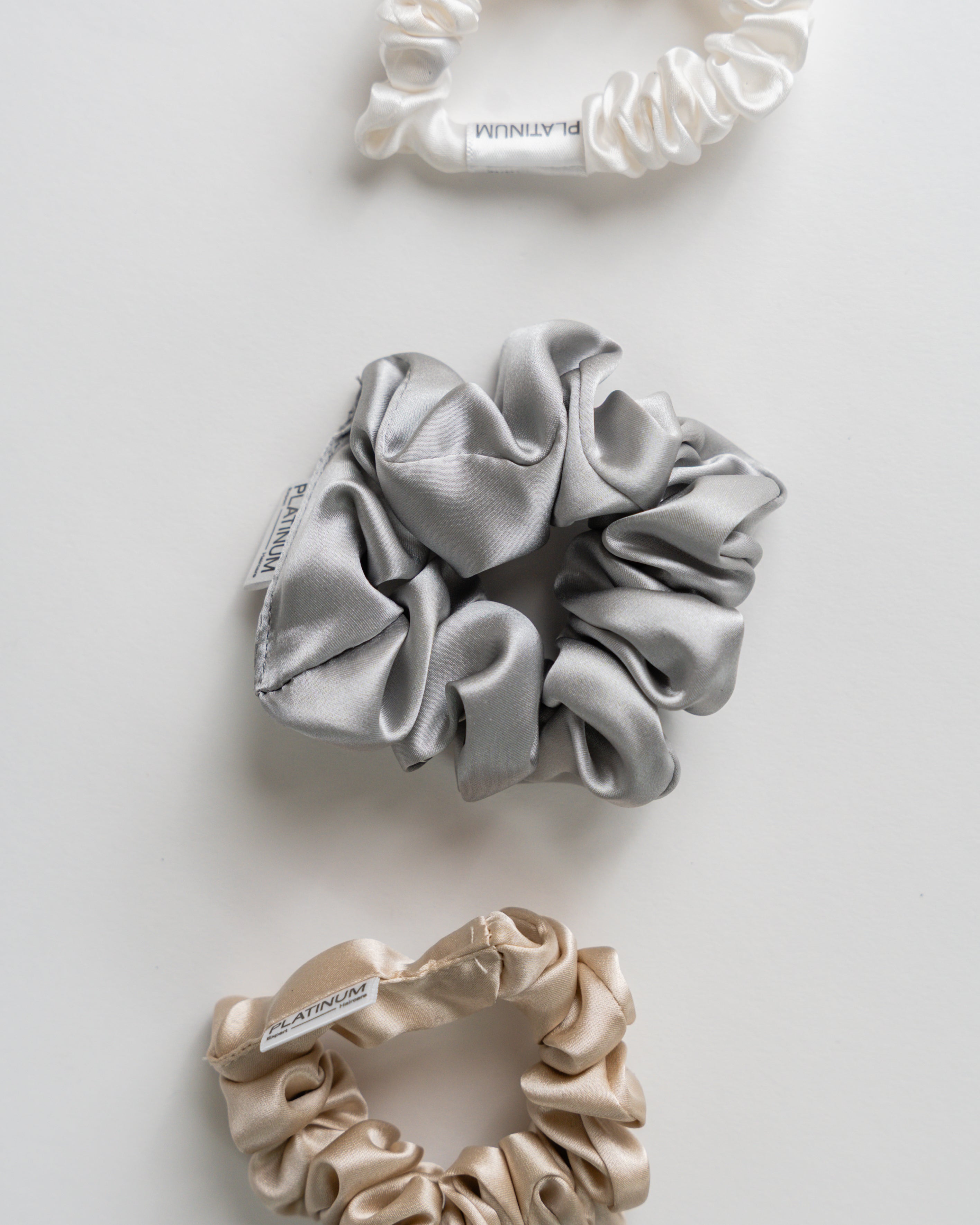 100% Mulberry Silk Scrunchie Collection