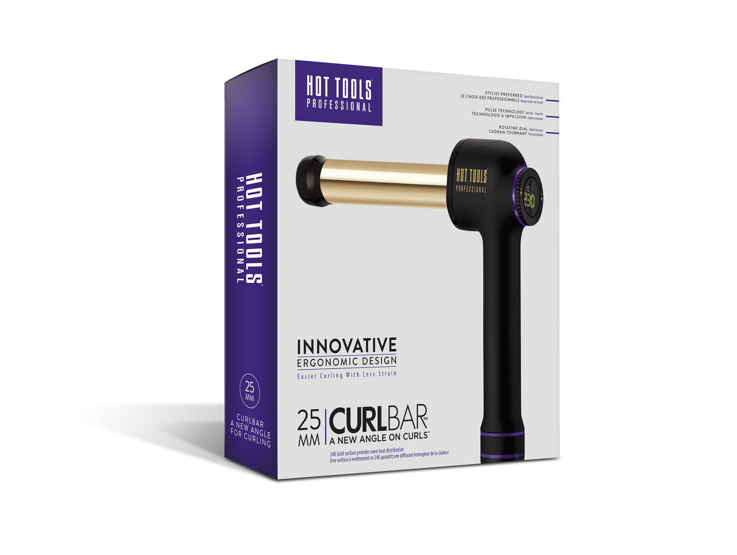 Hot Tools 24k Gold Curl Bar 25mm Platinum Expert Hair